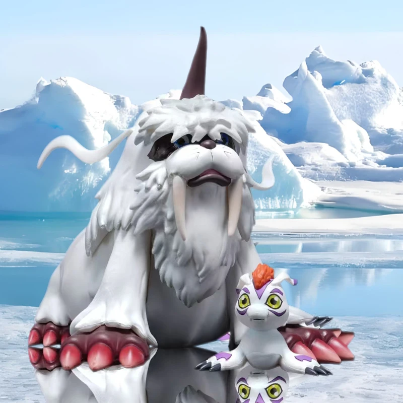 

New Digimon Anime Accessories Sea Lion Beast Gomma Beast Gk Handheld Statues Office Desktop Collection Decoration Birthday Gift
