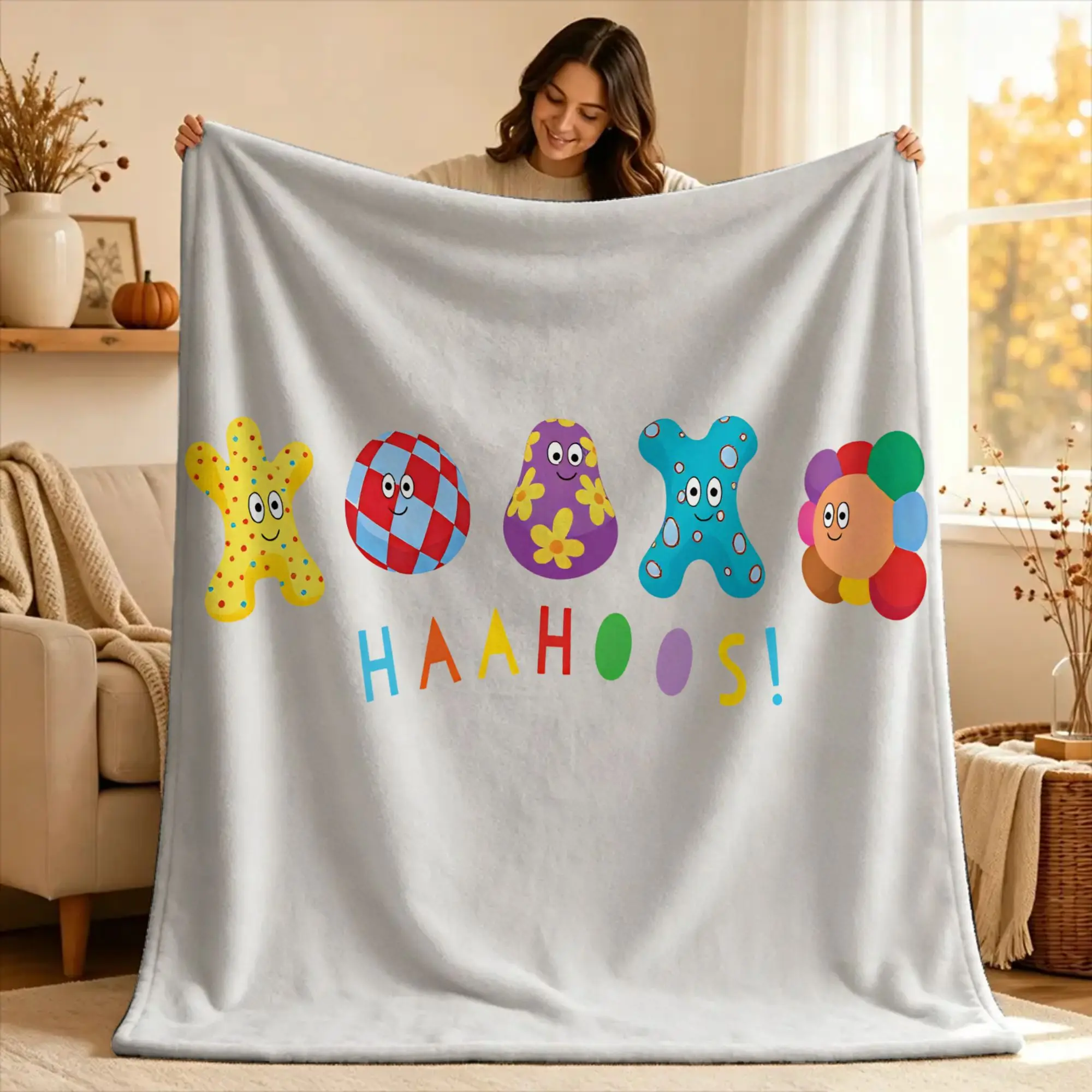 The Haahoos In the night garden Blanket  Camping Flannel Bedding Throws For Couch Chair Soft Custom DIY Quality Bedspread Gift