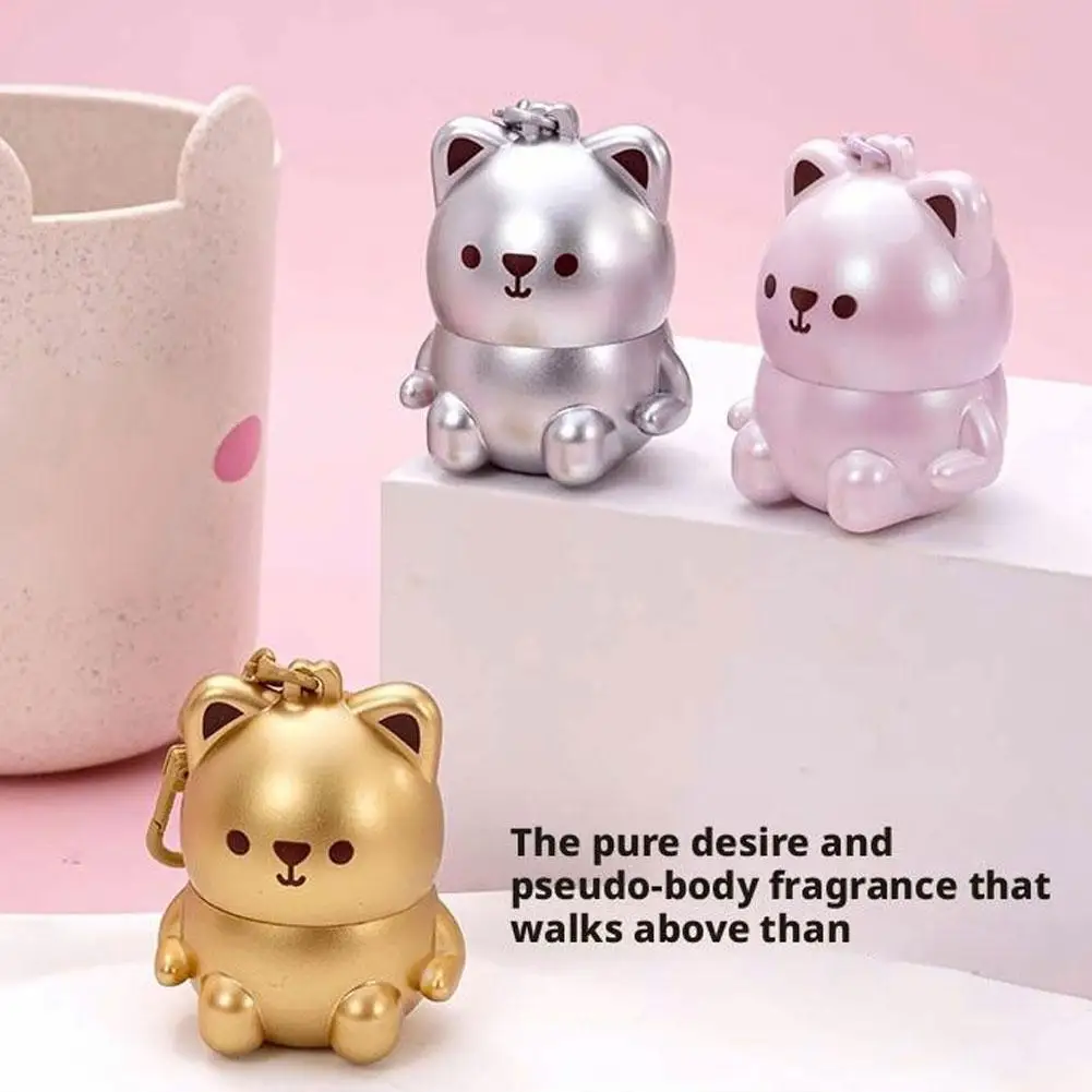 Solid Fragrance Bear Shape Design Portable Lasting Light Scent Remove Odor Home Deodorization Floral Fruity For Wrist