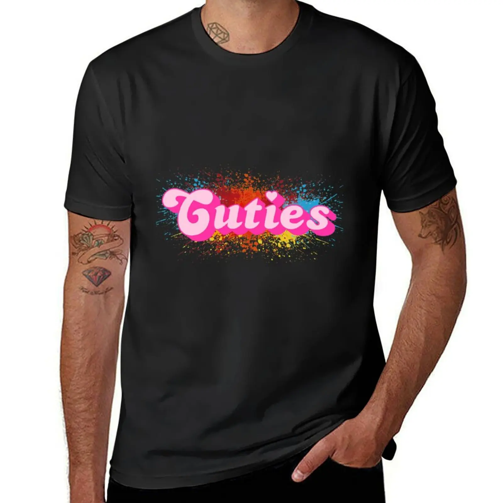 mackenzie Hey Cuties T-Shirt oversized aesthetic clothes for a boy t shirts for men graphic