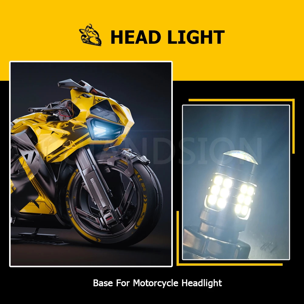 Motorcycle Headlight Led P36D Bulb Scooter Light H6M P15D P26S Led Moto Bulbs Motorbike Accessories Lights 6V 12V 9-30V White