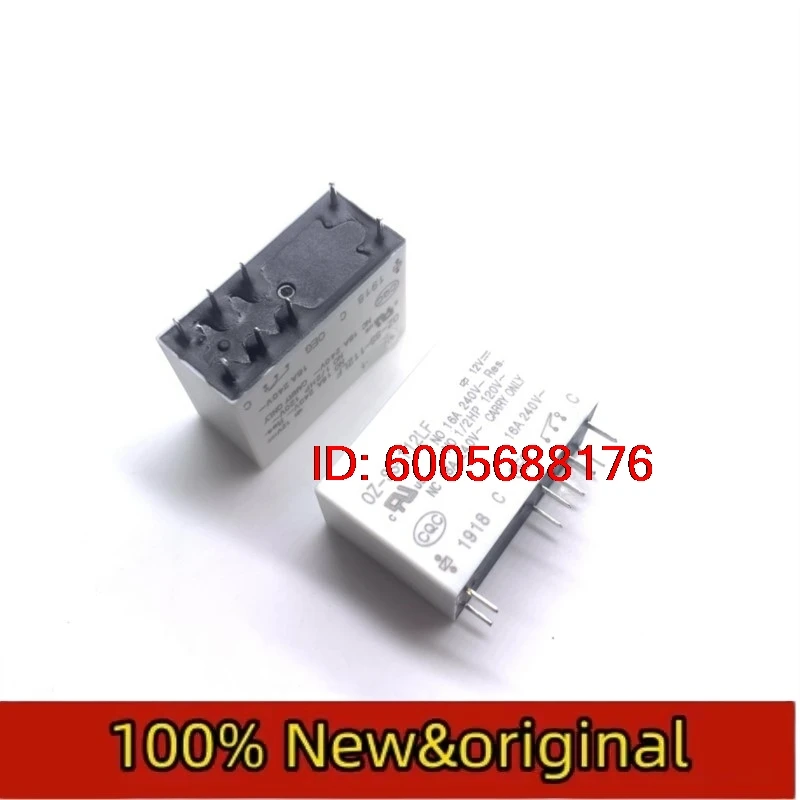 10PCS The Relay:OZ-SS-112LF 12VDC 8PINS 16A Original & Brand New