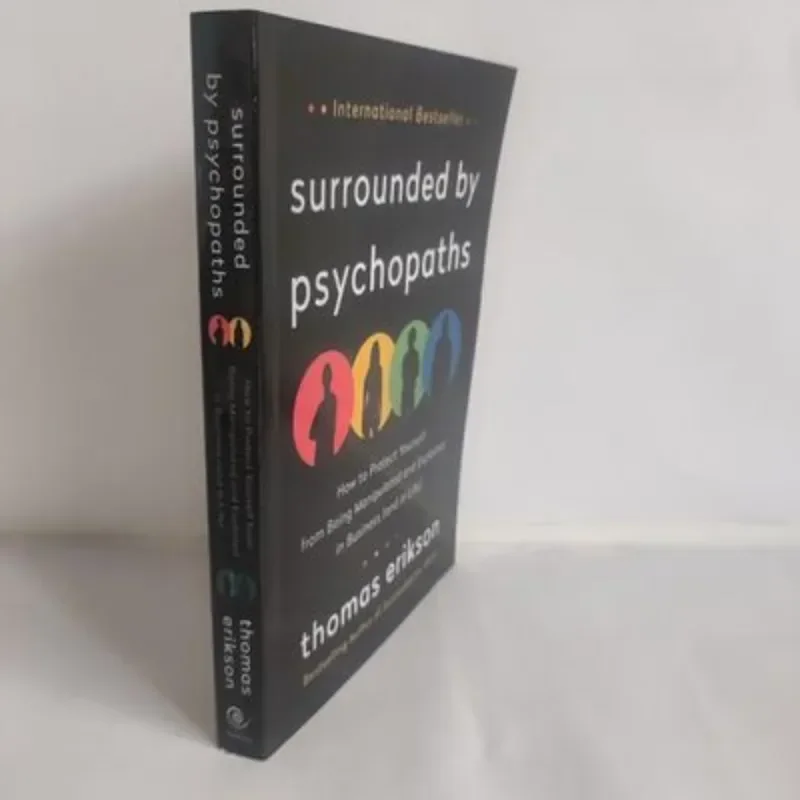 Von Thomas Erikson oder „How To Stop Being Exploited By Others“ Englischer Buch-Bestseller-Roman, umgeben von Psychopathen