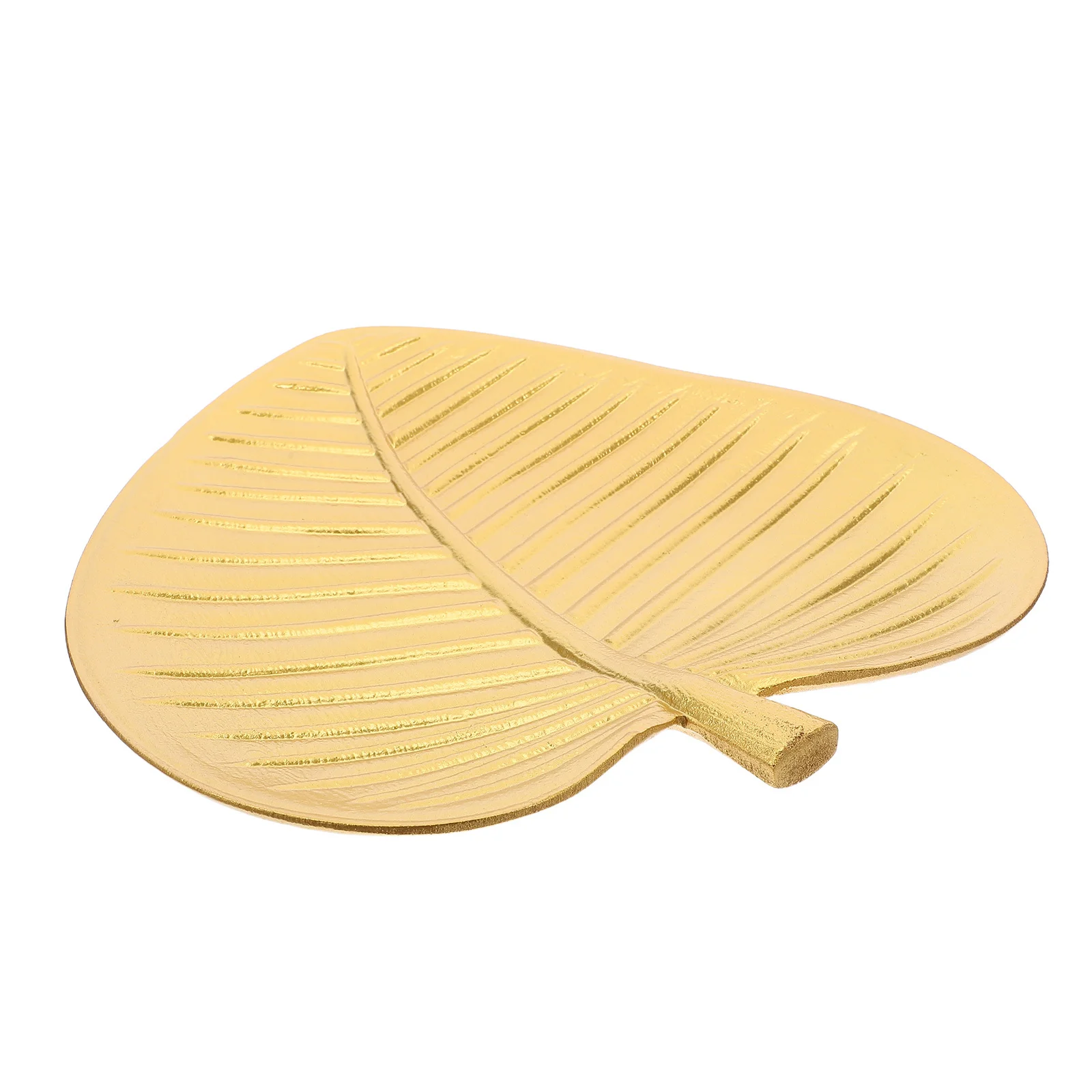 

Wooden Leaf Shaped Tray Smooth Polished Surface Jewelry Holder Candy Serving Tray Nut Dish Decorative Snack Plate for Home