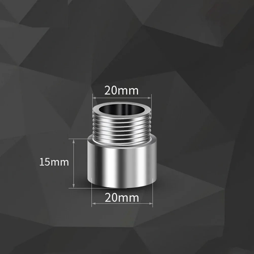 Shower Head Extension Tube Made Of Stainless Steel With Chrome Plating For Reliable Performance In Wet Environments