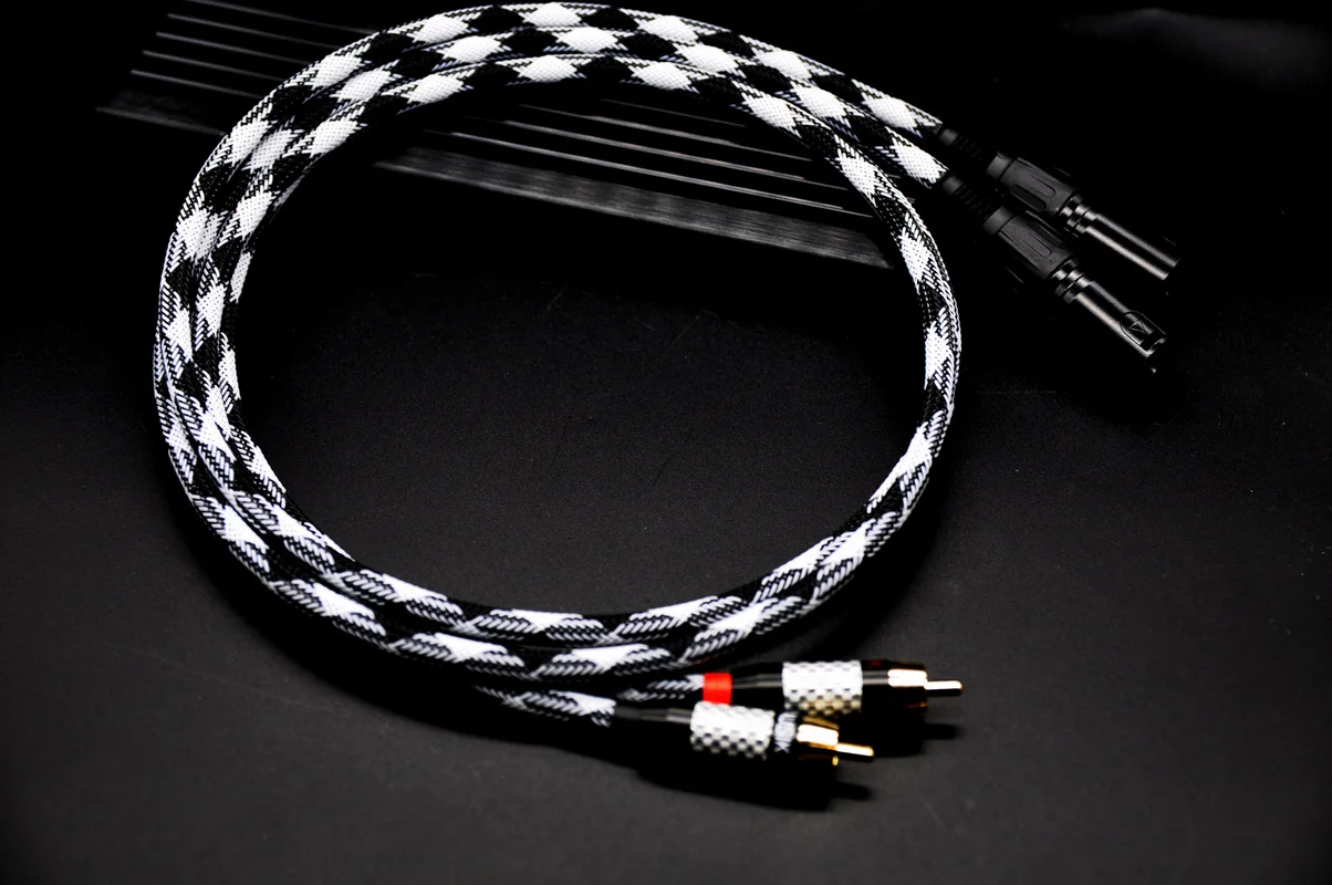 1Pair HIFI RCA To XLR CANARE Audio Cable RCA TO Male / Female XLR Cable / 0.2m 0.3m 0.5m 1m 1.5m 2m 3m 5m / AUSIK AS026