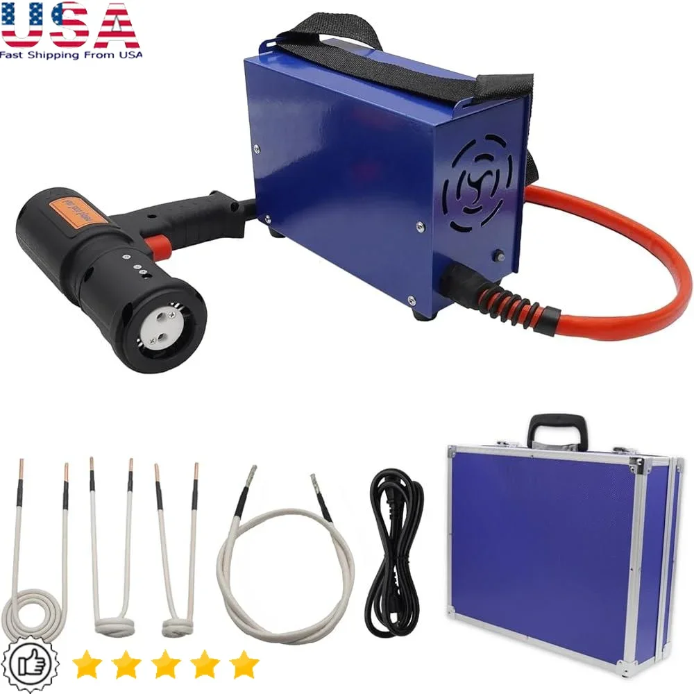 

1500 Вт комплект магнитного индукционного нагревателя, инструмент для снятия болтов, электромагнитная индукционная катушка, умная защита, ручной нагревательный инструмент, 3 шт.