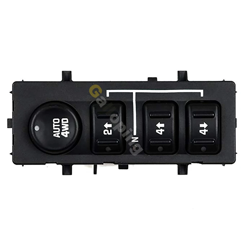 4WD 4x4 Wheel Transfer Case Selector Button Dash Switch for Chevrolet Silverado Suburban 15136039 15164520 19259313