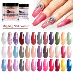 Mtssii 5/10g Dipping Nail Powder Gradient French Nails Nude Pink Glitter Powder Nature Dry Without Lamp Cure Nail Art Decoration