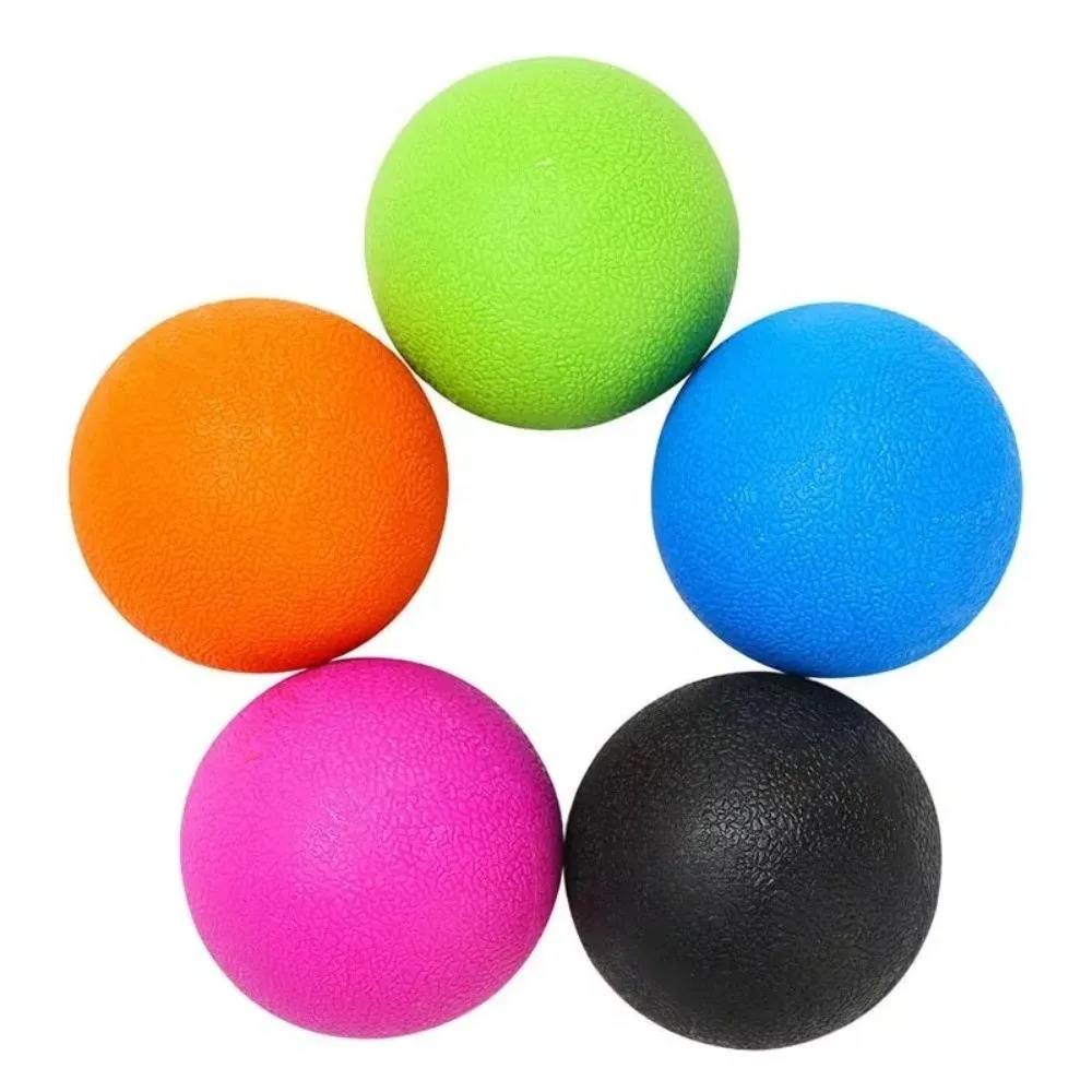 1PC Ballon de massage relaxant pour fascias, soulagement de la douleur, massage des tissus profonds, exercice plantaire, ballon de relaxation musculaire en TPE pour le cou