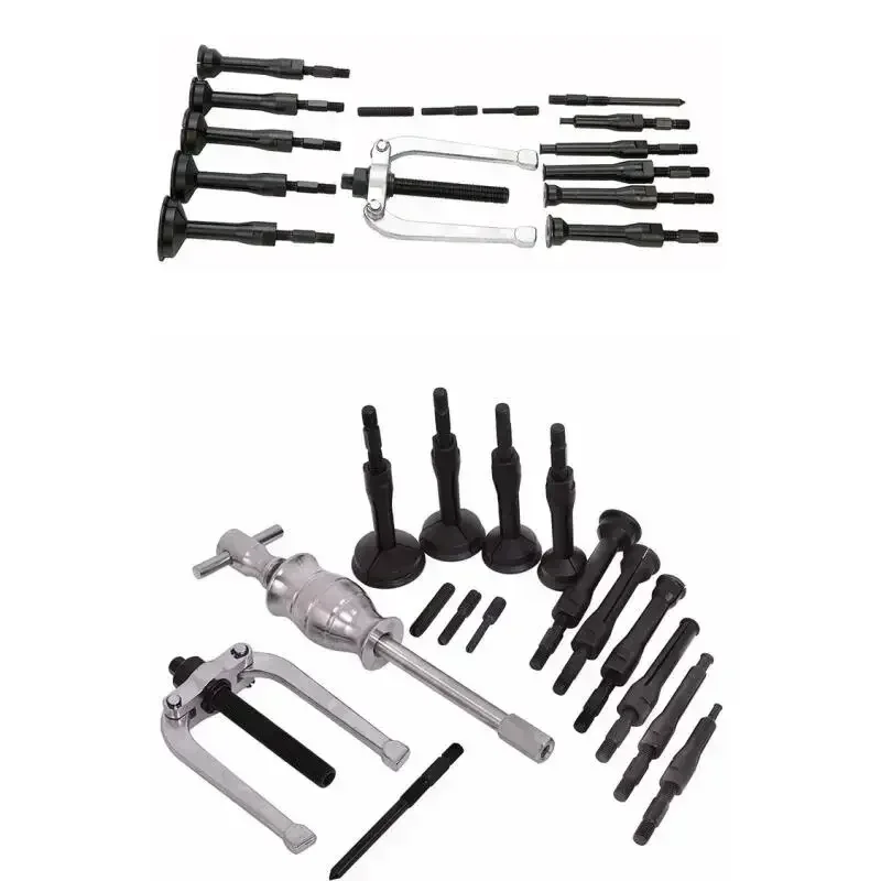 16-piece Inner Bearing Pulling Horse 5-piece Inner Hole Training Slide Hammer Disassembly Assembly