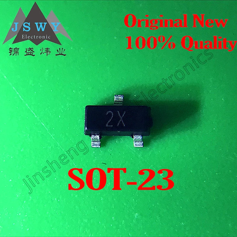 

100PCS MMBT4401LT1G MMBT4403LT1G SMD SOT-23 silkscreen 2X 2T SMD transistors 100% brand new stock Free shipping Electronics