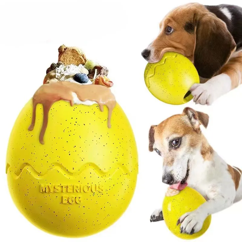 Dog slow food toys slow food chewing leaky eater Self-heating boredom dinosaur eggs slow food chewing dog toys