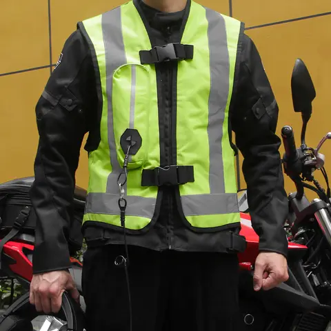 Gilet da moto gilet Airbag da motociclista certificato CE con sistema di guida da corsa-senza bombola di CO2 richiesta
