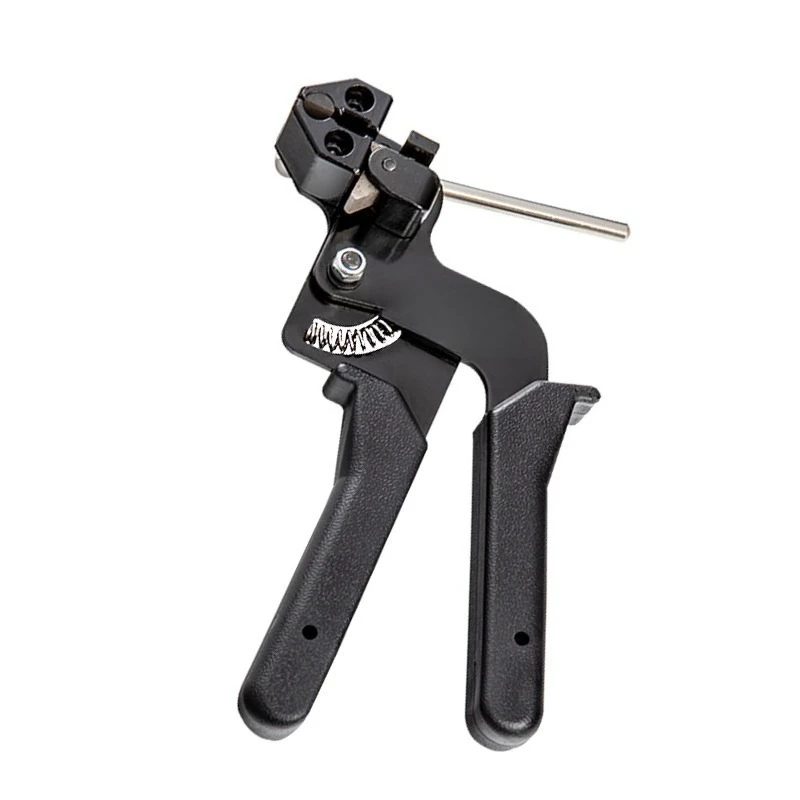 Stainless steel cable tie tightener, automatic cable tie metal baler, self-locking cutting tool