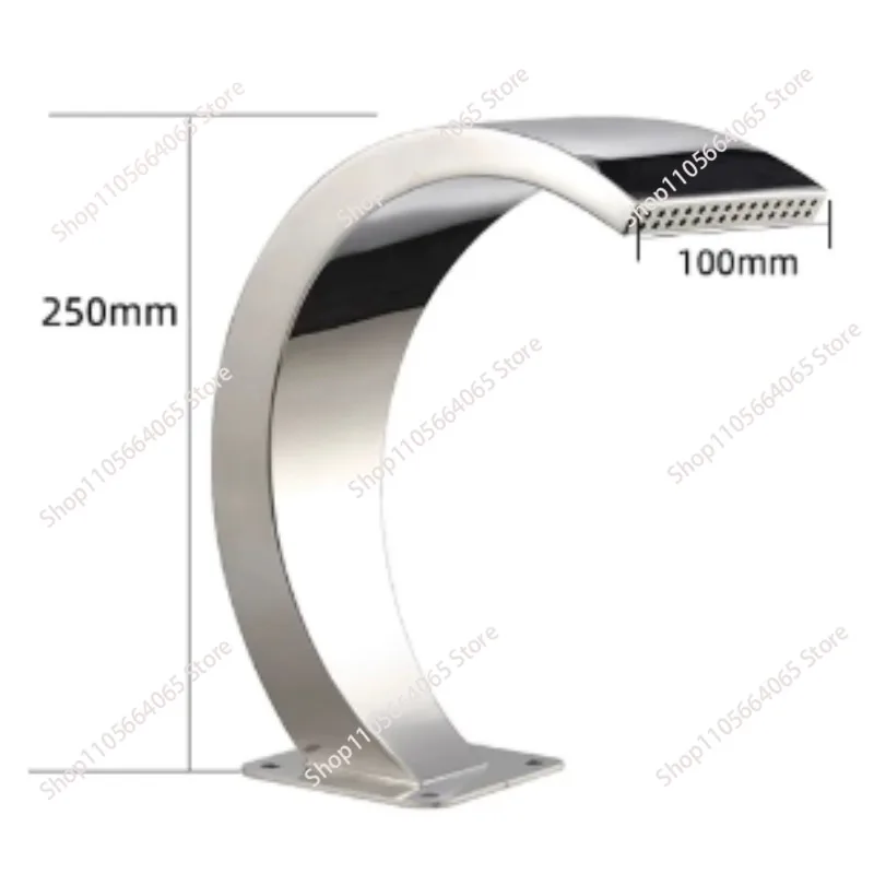 Arc Groove Water Jet Massager   for Swimming Pool Fountain Water Curtain 1pcs