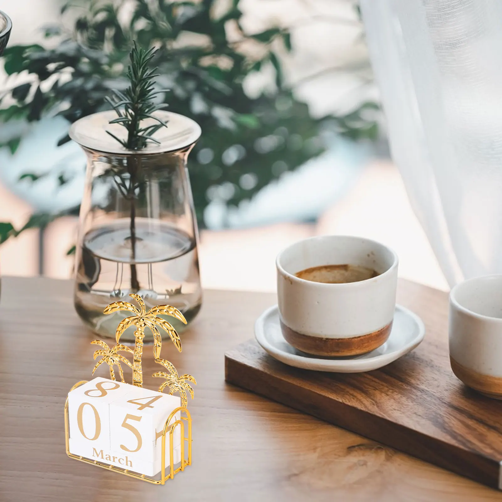 

Wooden Calendar Daily Use Calendar Elegant Desk Decor Stylish Practical Perpetual Home Office Table St Daily nament