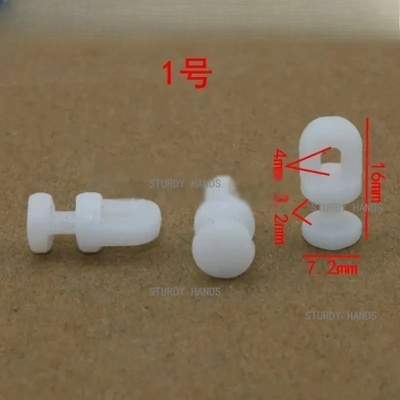 10 pieces of hardware accessories for automotive general bus curtains pulleys hooks window decorations