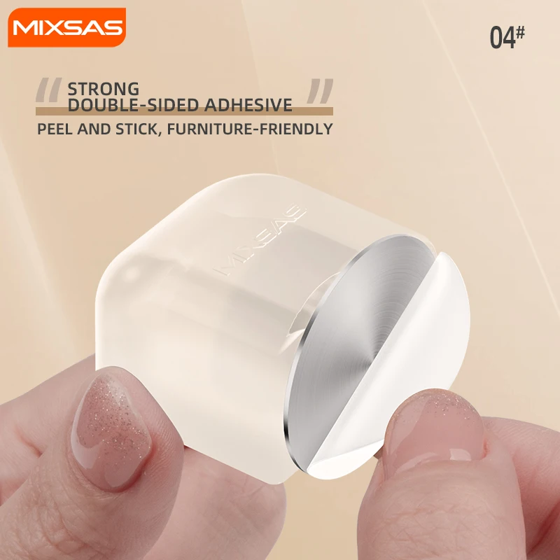 

MIXASA Premium Anti Slip Door Stopper Anti-collision Silicone Door Holders Nail-free Self Adhesive Floor Door Stops Protect Wall