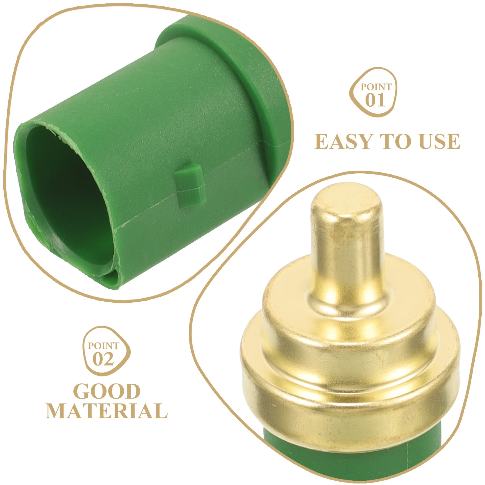 

Coolant Temperature Sensor Water Engine Car Part Replacement Probe Automotive Sensors Temp Efficient Monitoring Cooling System