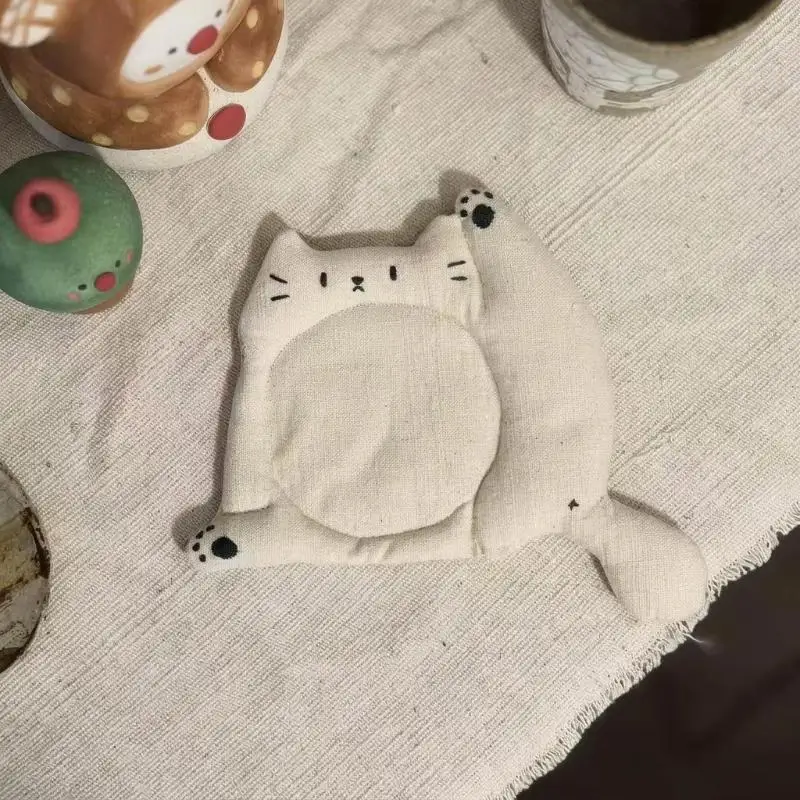 Coffee Table Heat Insulation Mat Cute Lazy Coaster For Tea Dining Desk Bar Living Room Use