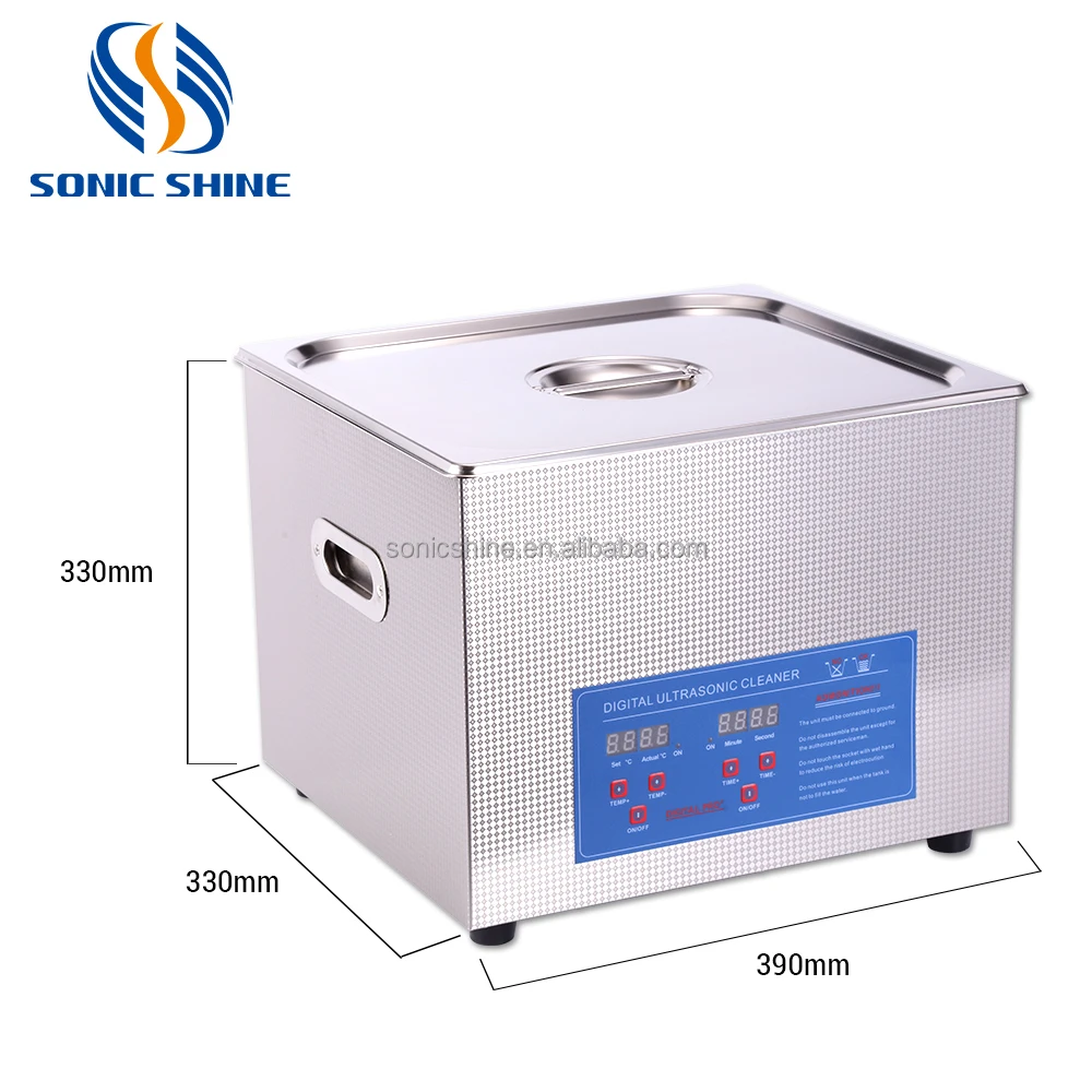 New SN-70A Portable Electric Digital Tabletop Cleaner 19L Capacity Adjustable Timer Heater Function