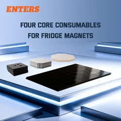 500sets 50*50mm Supplies 2*2in Square Photo Fridge Magnet Materials