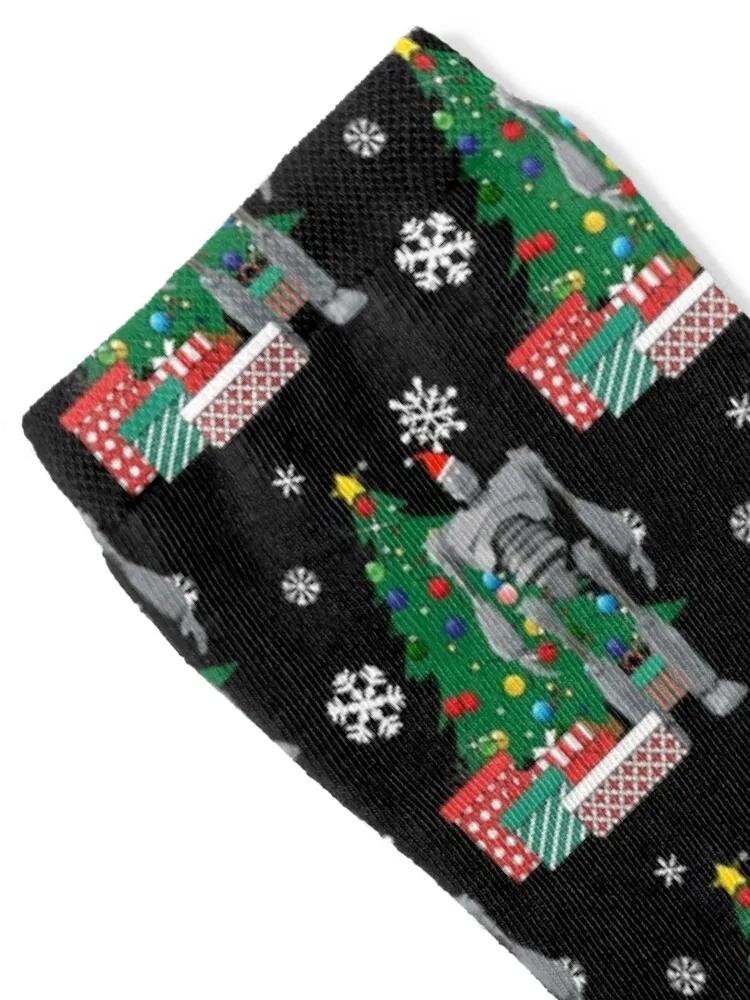 Iron Giant Around The Christmas Tree Socks winter christmass gift basketball Men Socks Luxury Brand Women's