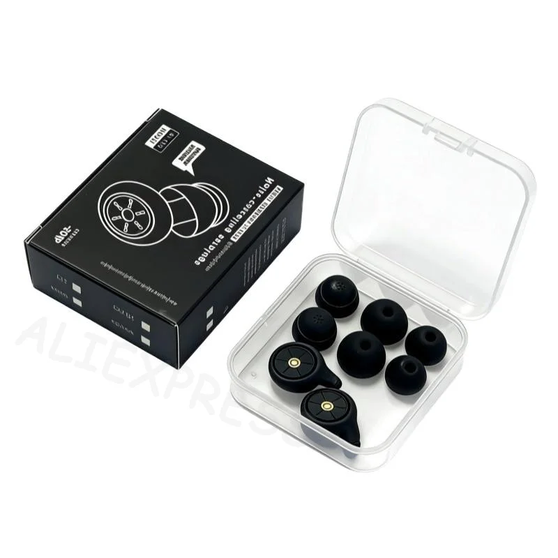 1 Set Reusable Silicone Earplugs Strong Sound Insulation Ear Plugs For Sleeping Noise Cancelling 50dB Noise Earplugs For Sleep