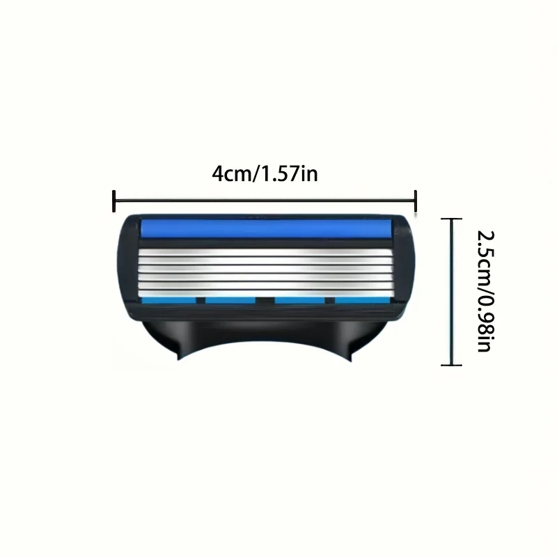 Shaver Brand New Design Men Razor Shaving Six Layer Shaver Reusable Razor Imported Blade Multi Tool Head Replace