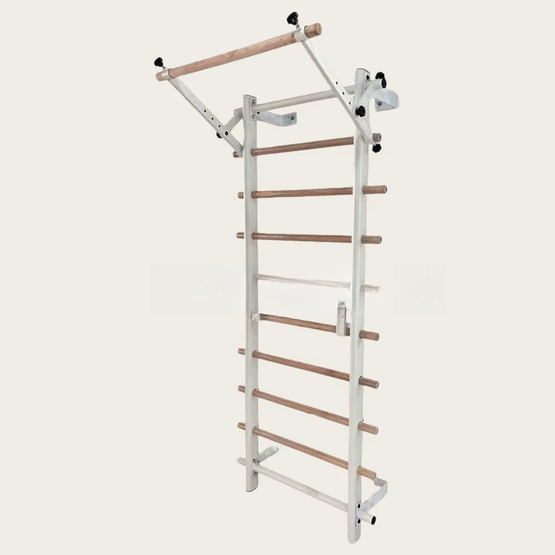 Wall Mounted Wooden Pull-Ups - Multifunctional Indoor Home Fitness Equipment for Yoga, Leg Workouts, Unisex Fitness Equipment