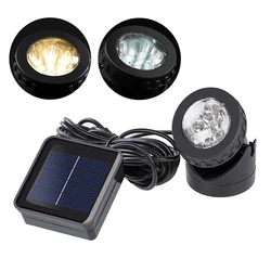 Luces solares subacuáticas para jardín, piscina, patio, paisaje, focos para exteriores, impermeable, estanque, acuario, decoración de tanque de peces, lámpara Solar