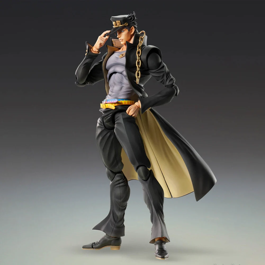 Anime JOJO rysunek 25CM niezwyciężony Kujo Jotaro rysunek warto zbierania Model pcv figurka zabawka ozdoby na biurko prezenty zabawki