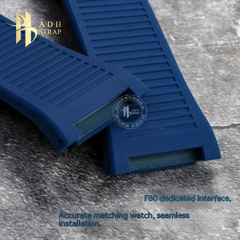 الرجال مقعر سيليكون اكسسوارات ساعة ل فيراغامو الرياضة سلسلة F-80 المطاط حزام (استيك) ساعة مقاوم للماء 26 مللي متر واجهة الإناث