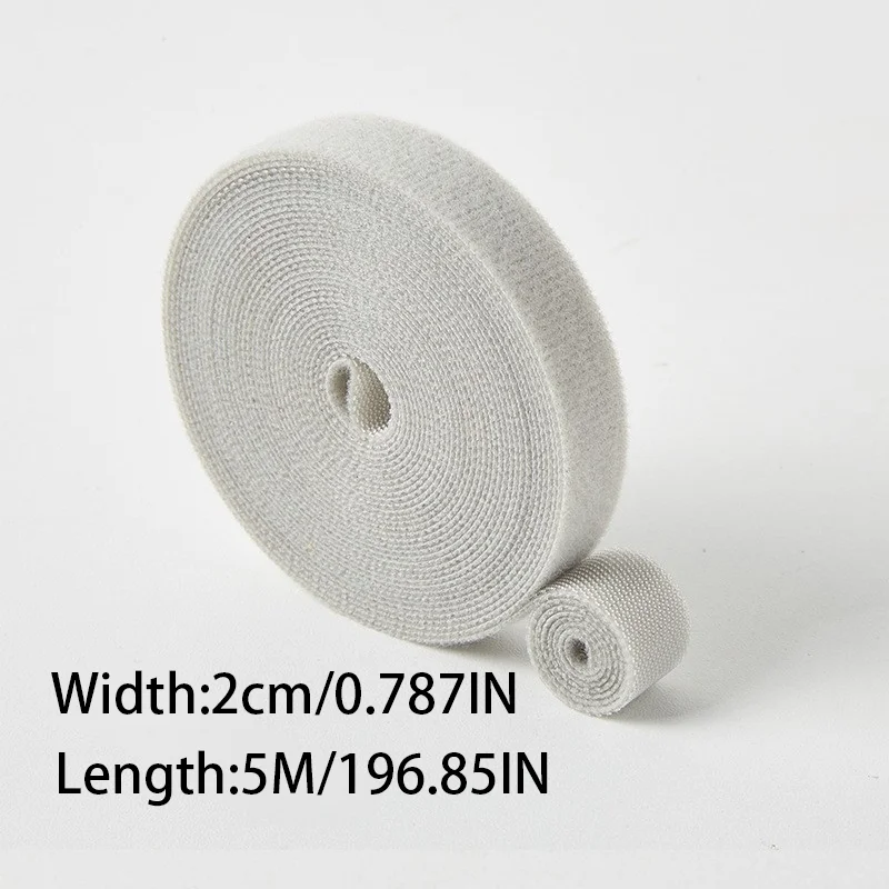 1 Piece Reusable Hook and Loop Straps | 300 cm Long. Adjustable, No Tangle, Dual-Sided Design for Cables & Plant Ties