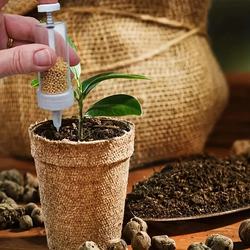 1 Manual Handheld Seeder, Available in Random Colors, Equipped with Transparent Seeding Tubes and Ergonomic Handles, Portable Lawn Garden Seeder Suitable for Potted Plants and Lawn Planting. Made From Durable Plastic and Precise Seeding Tools, It Is An Id