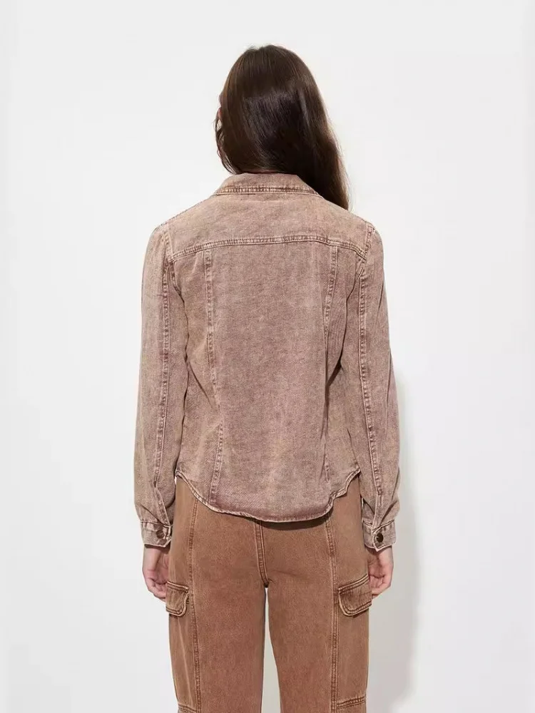 Jeans larghi e versatili per pendolari in denim Jaet da donna, a vita alta, in misto poliestere, resistenti all'usura, con campana blu