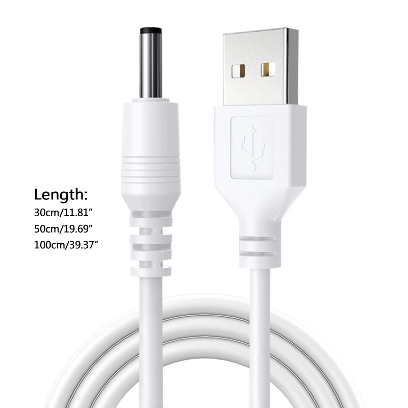 タイプ A オス USB 電源オスプラグアダプターバレルジャックオス 3.5mm 1.35mm 電源変換ケーブル用
