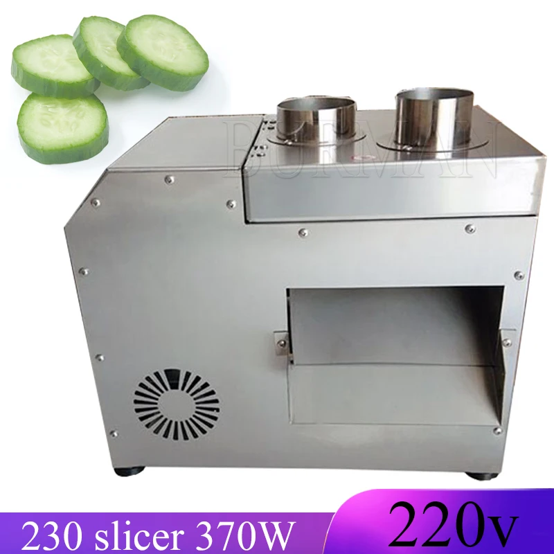 

Commercial Multi-Function Vegetable Slicer Cutter Electric Potato Lotus Root Fruit Slicing Machine Cut Carrot Cucumber Slice