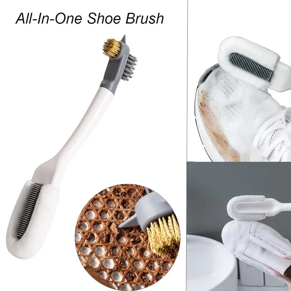 Multi-functional Multi-Effect Professional Washing Shoe Tool Shoes Cleaner Cleaning Sneakers All-In-One Shoe Brush