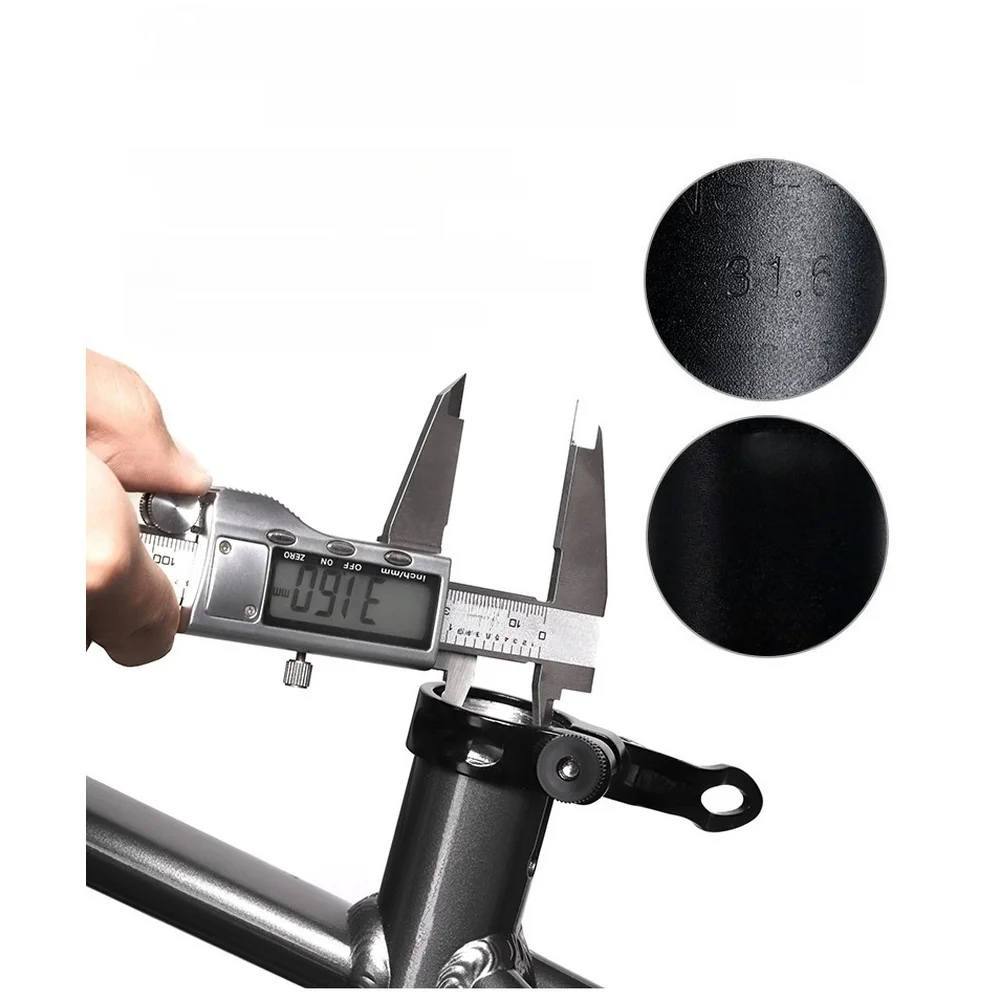 Anodized Aluminum Alloy Seatpost Diameter Adapter Sleeve for 27.2mm to 34.9mm Bicycle Seat Posts Precision Fit No Tools Required
