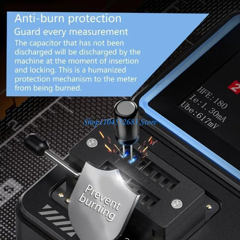 Y6GD اختبار المكونات الإلكترونية صمام ثنائي ثلاثي المسار السعة المقاومة الحث اختبار الترانزستور مكثف اختبار المتعدد