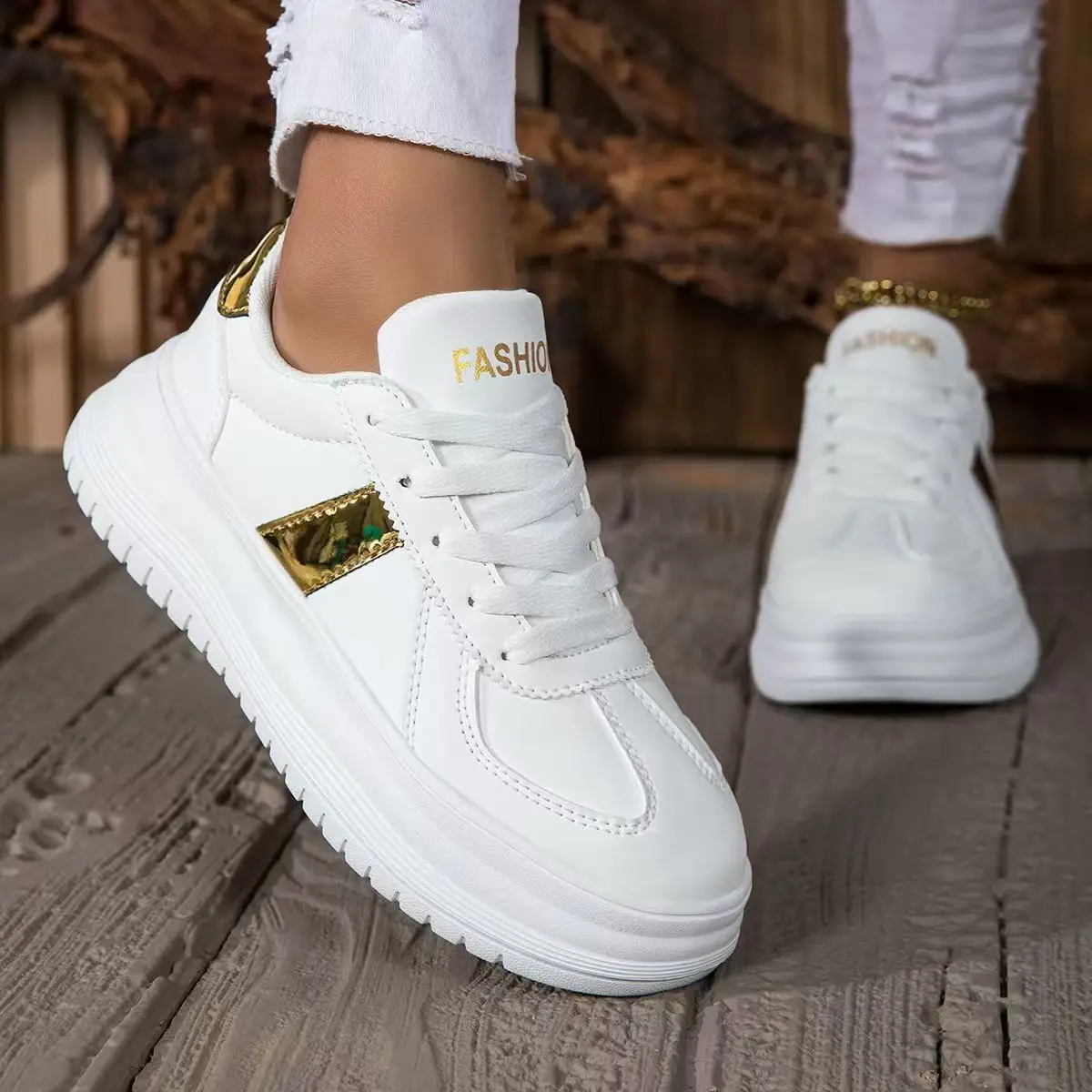 زوج من الأحذية الرياضية الجلدية للأطفال للفصول الأربعة، أحذية كاجوال مسامية ومريحة ومقاومة للاهتراء، مقاسات 36-42، MF-2025ZHR