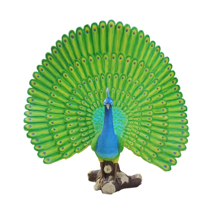

Outdoor Garden Landscape Park Greening Landscape Resin Crafts Simulation Peacock