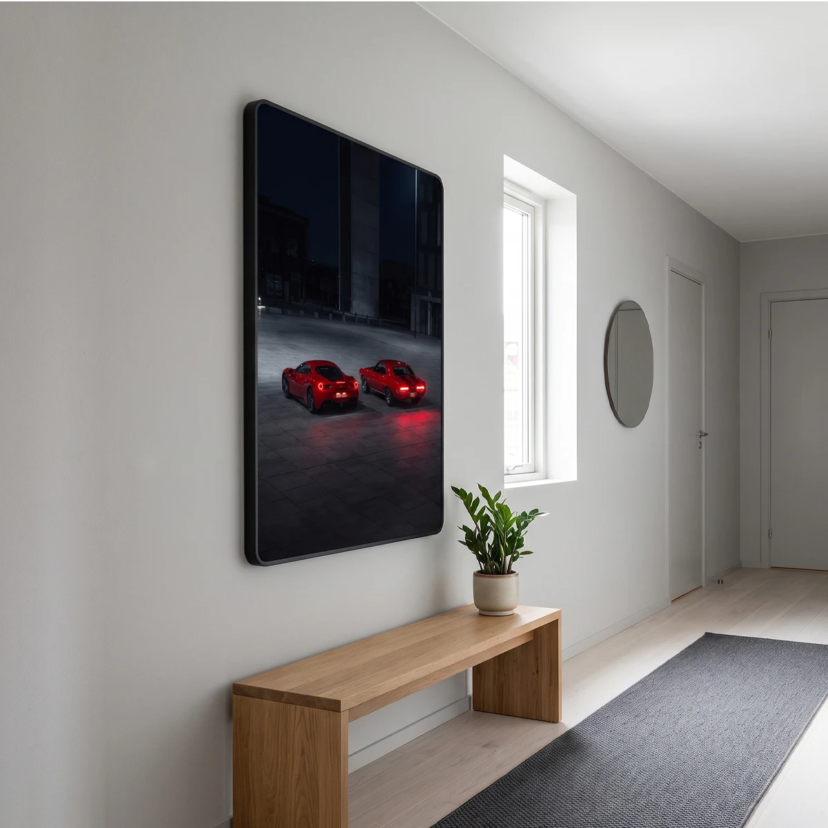 Color-Changing Car Art Pieces Customizable USB Remote Control Garages Bars Rooms Decor - view 4