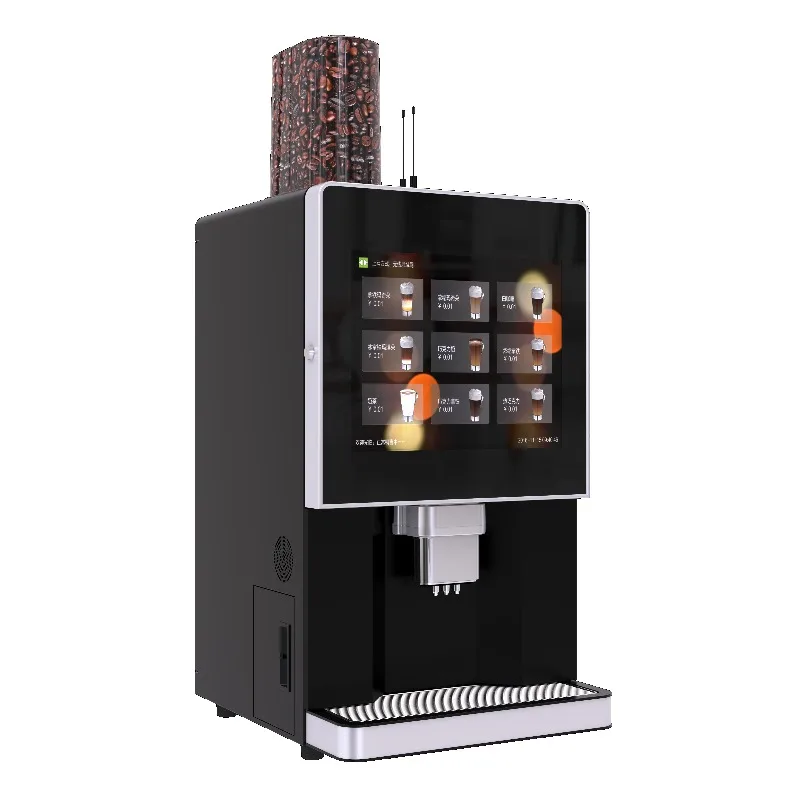 Commercial Automatic Espresso Maker Wholesale Fresh Grind Coffee Machine Electric Bean Cup for Cafe for Household Use Bulk Order