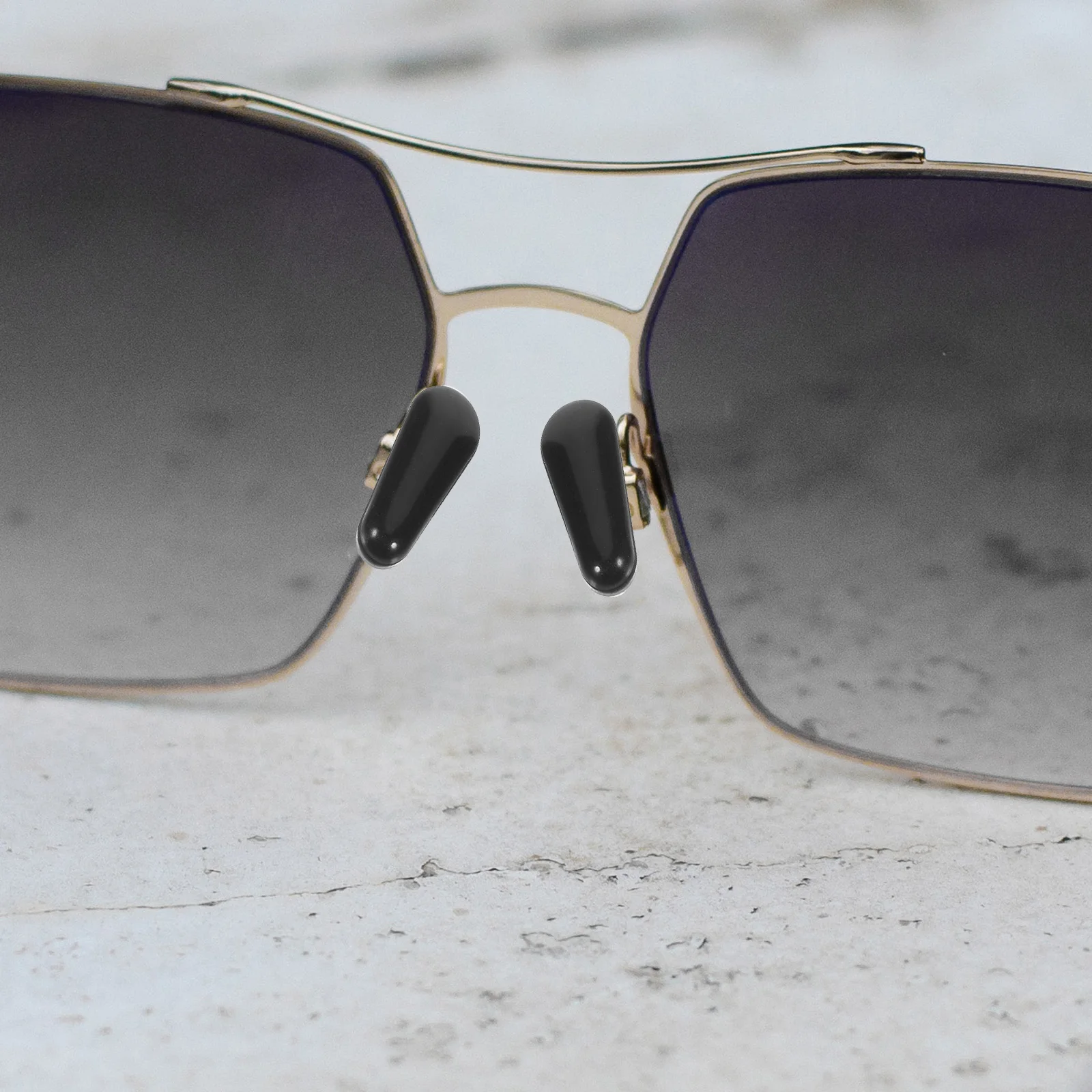 

10Pairs Nose Pads for Glasses Silicone Waterdrop Shape Anti-Slip Eyeglass Nose Piece Replacement Accessories for Frames