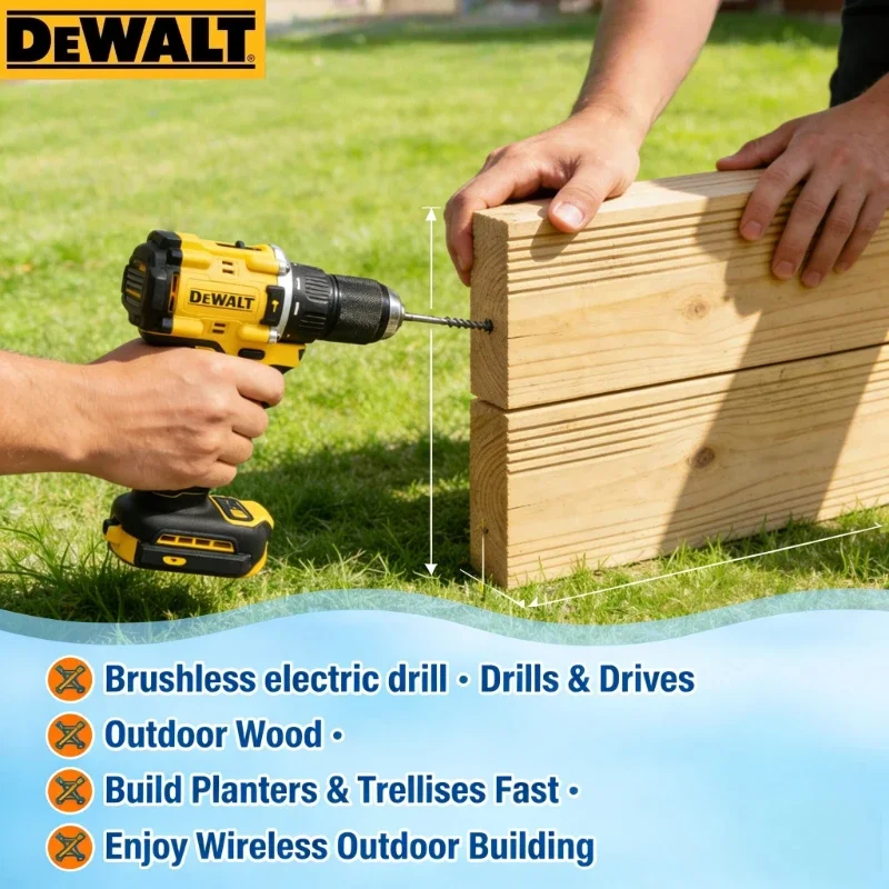 DEWALT DCD805 Brushless 20V Cordless Drill: A compact, multifunctional impact driver (Battery Not Included) - view 3