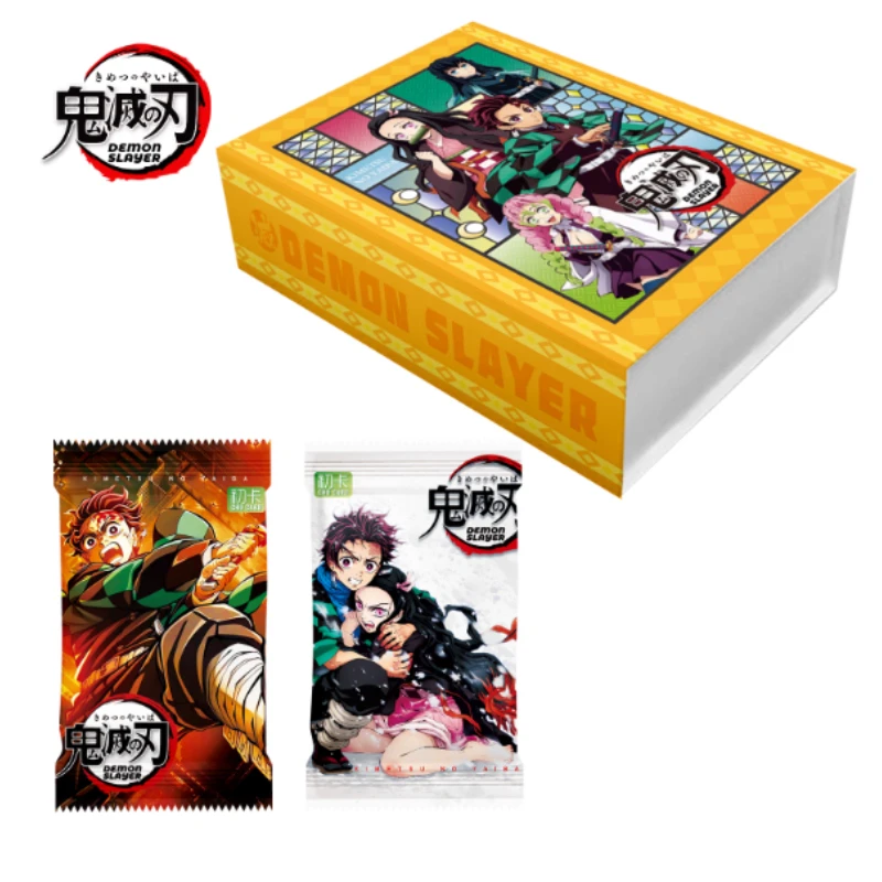 New Genuine Anime Demon Slayer First Bullet Classic Window Opening Commemorative Card Exquisite Alien Stamp Collection Series