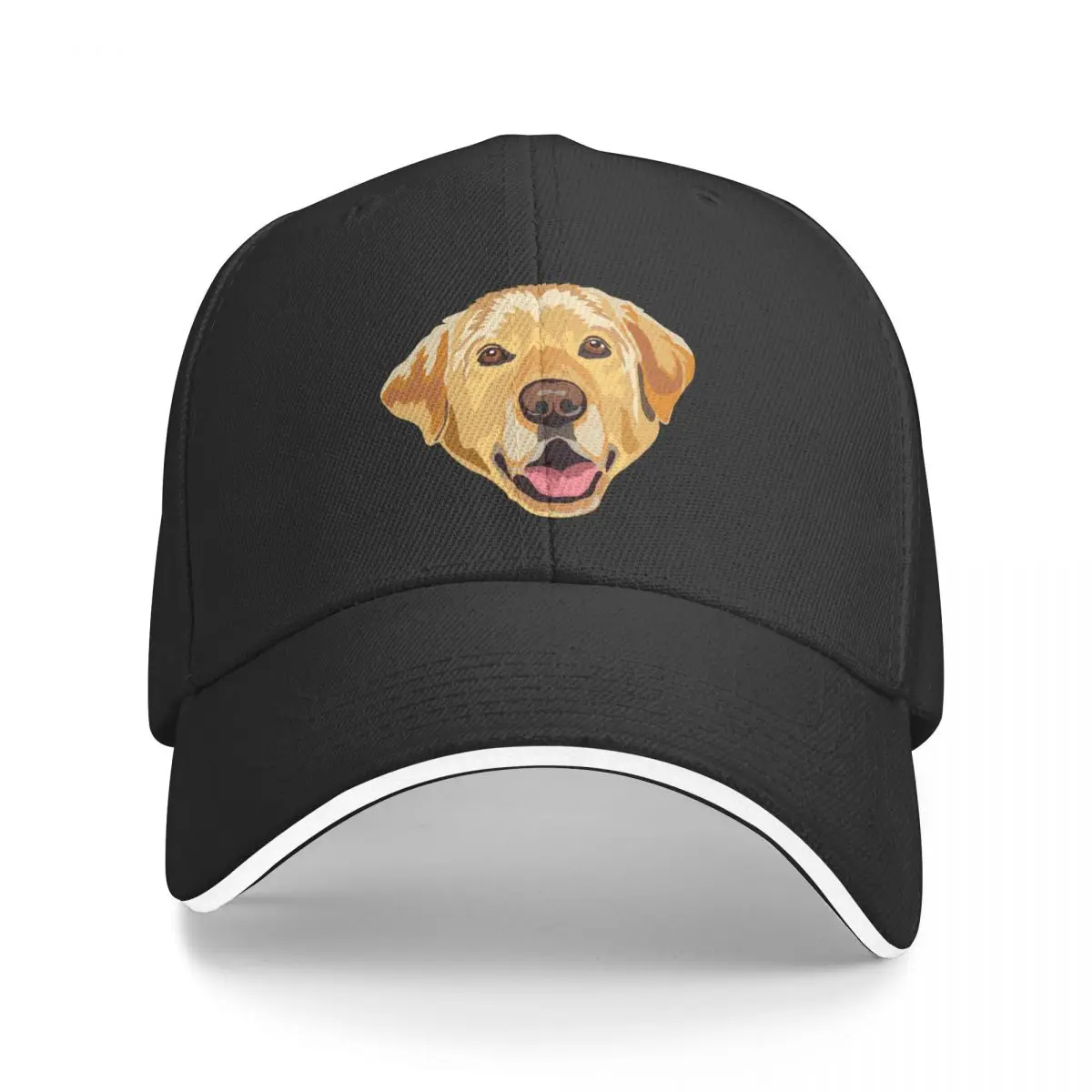 Yellow Labrador Baseball Cap Hood Golf Hat Sunhat Dropshipping Female Men's